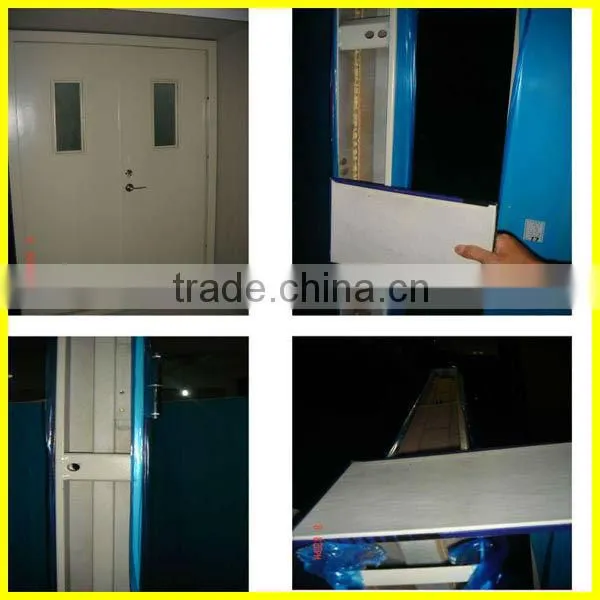 BG-F9035 Tempered Glass Fireplace Interior Door with Fireproof Door Seal