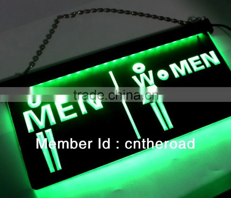 small carved LED ad board