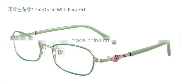 Classic design cheap but high quality full rim metal kids cartoon eyeglasses optical frames