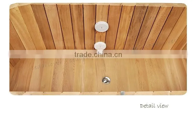 Hot products Round outdoor Wood fired hot tub spa bath barrel