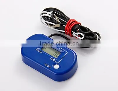 China Supplier Resettable Digital Waterproof Maintenance Reminders Hour Meter For Motorcycle ATV Petrol Mini Bike Jet Ski