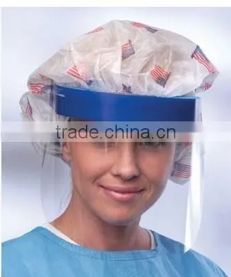 Disposable face shield for ebola double side anti-fog shield