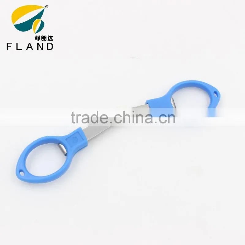 easy-carry folding mini fish hook removal fishing plier scissors/fishing tackle samples