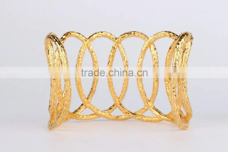 Wholesale Fashion Jewelry Gold Cuff Bracelet
