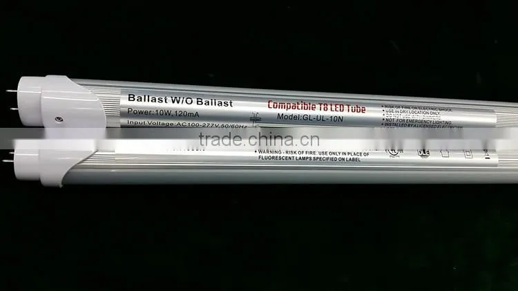 ul listed led tube light 360 degree t8 led light tube