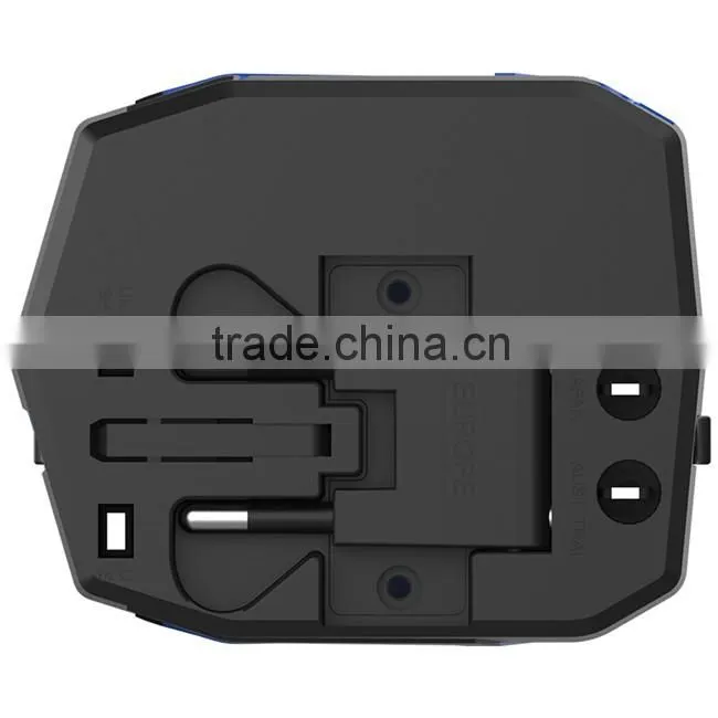 Crazy All-in-1 Universal Travel Power Plug Adapter Charger Car Charger for US, EU and All Countries