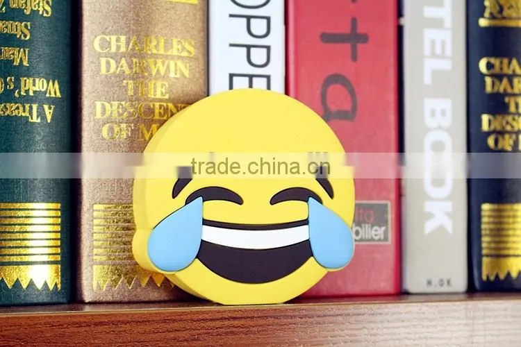 (2016 Emoji) Fashion cute smile cry face emoji carton power charger/emoji power bank/emoji mobile power