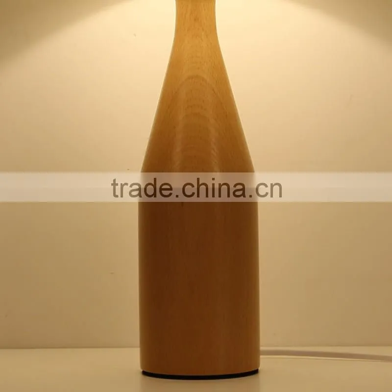 LED Wood table Light JK-879-15 LED Wood table lamp E14 Bulbs New design Modern Bedroom Hot sale Nature Wood Table Lamp