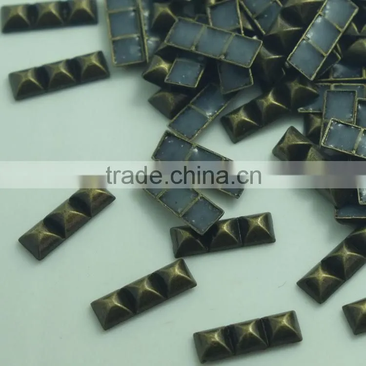 Factory Price Wholesale 6X18MM Hotfix Alloy Studs, Hot Fix Metal Stud, Iron On Studs, Iron On Metal Studs, Garment Metal Fitting