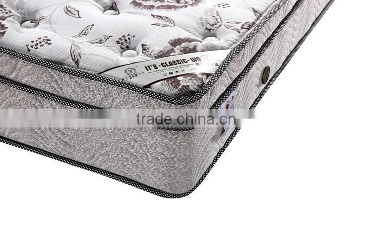 CFR1633 euro pillow top spring mattress for home furniture