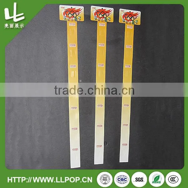 plastic hanging display clip strips for supermarket