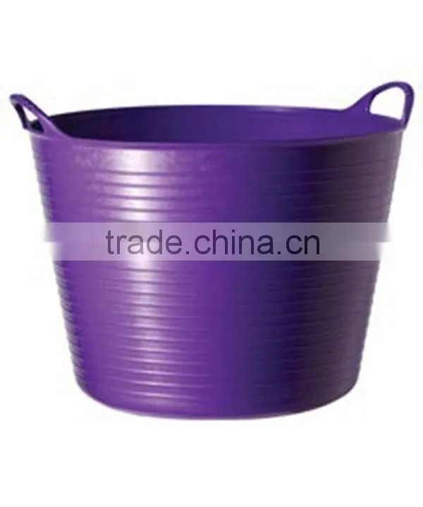plastic beer tubs,flexible tub, plastic tub trug, storage tub