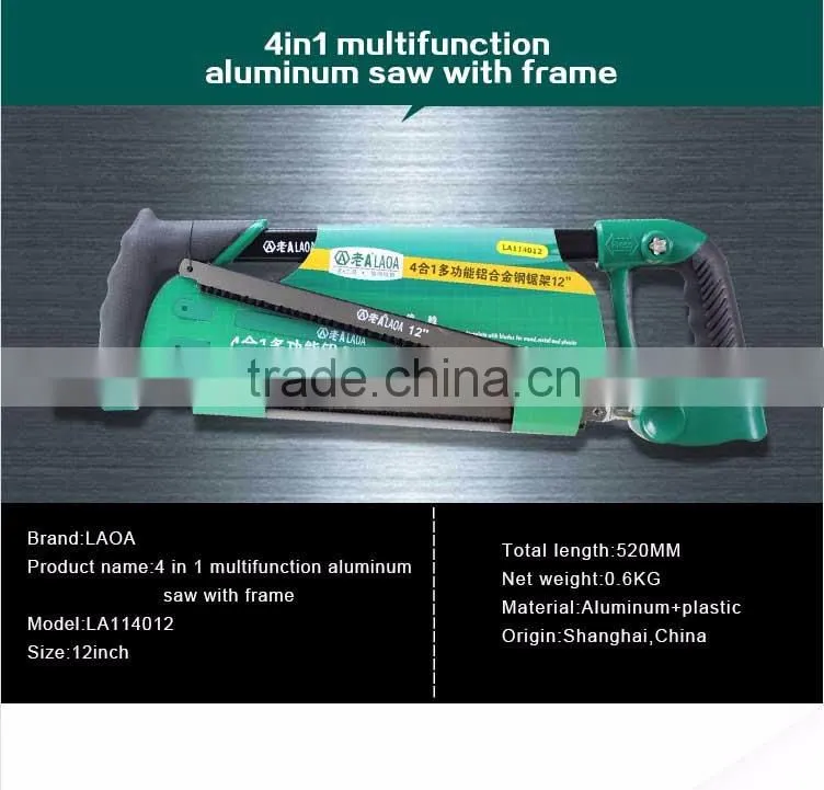 4 in 1 Aluminum Alloy Steel Hand Saw garden pruning saw set