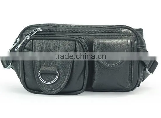Fashion fanny pack waterproof PU sport waist bag With multi-pockets wholesale in Donguan