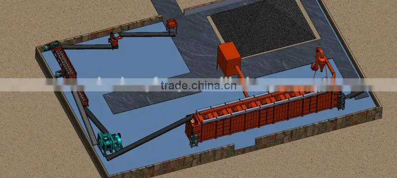 High density coal ash briquette press machine