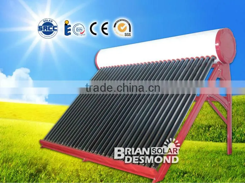 Best Quality Solar Water Heater With Electric Heater / Electric Element As Backup