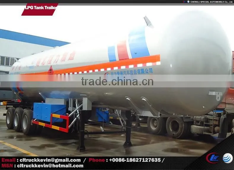 ChengLi 3 Axles 50000 liters LPG Propane Tank Trailer