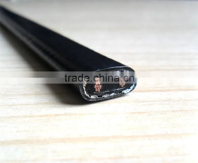 13mm 230V PE outer jacket non-toxic self regulating heating cable for drinking water pipe freeze protection