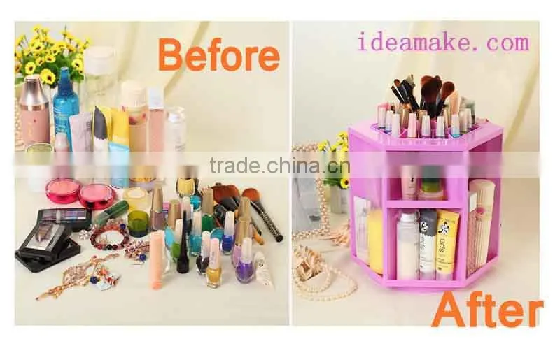Makeup Organizer with clock as seen on TV