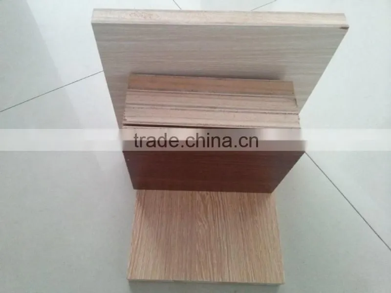 18mm Fancy Hardwood Core Okoume Decorative Block board structural plywood