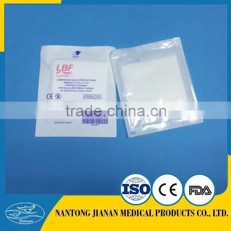 Non-Woven Dressing Pad, Low allergy adhesive