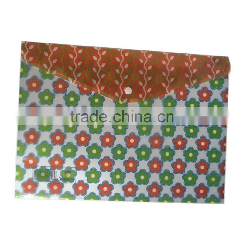 2016 China Supplier Factory Price A4 Szie PP Document Bag
