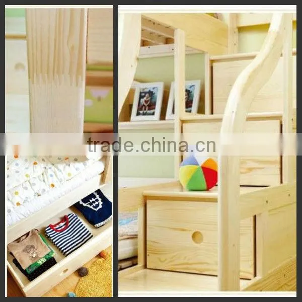 wooden toddler bunk beds with stairs
