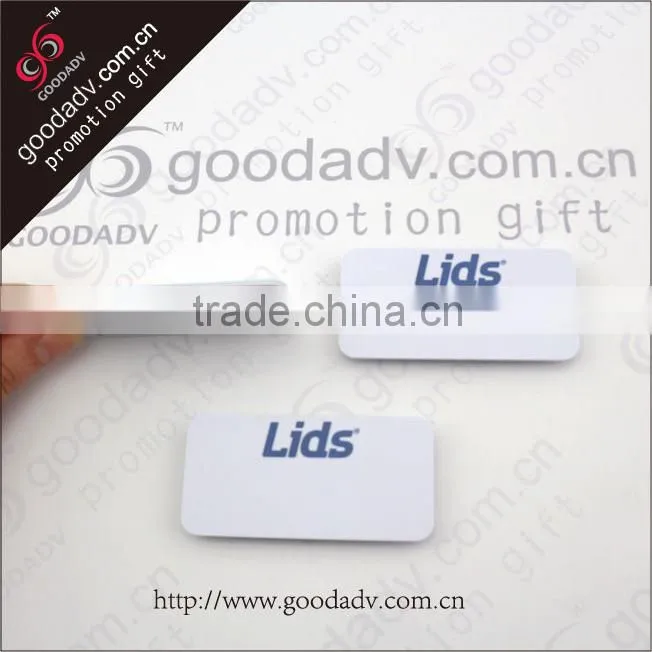 Fashion High quality plastic magnetic reusable name badge