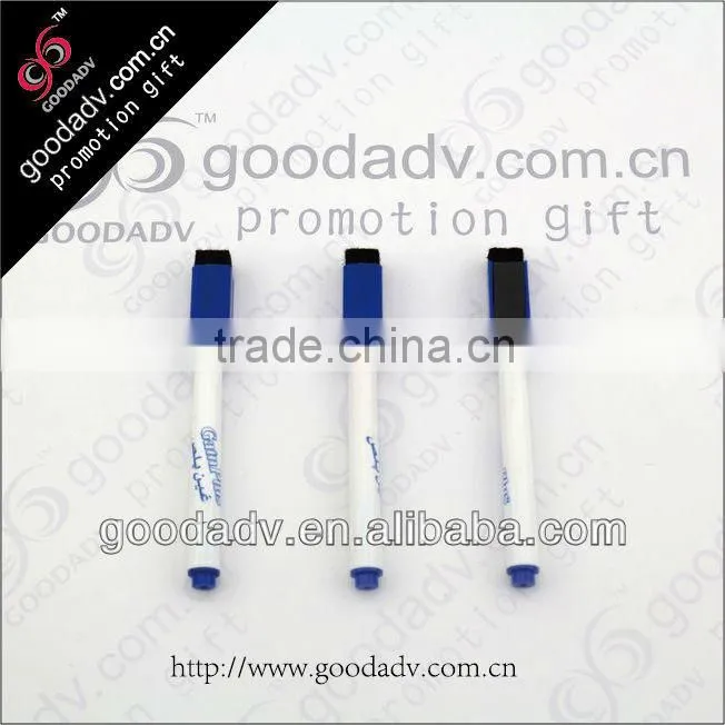 2014 promotional gift permanent interesting magnetic erasable pen