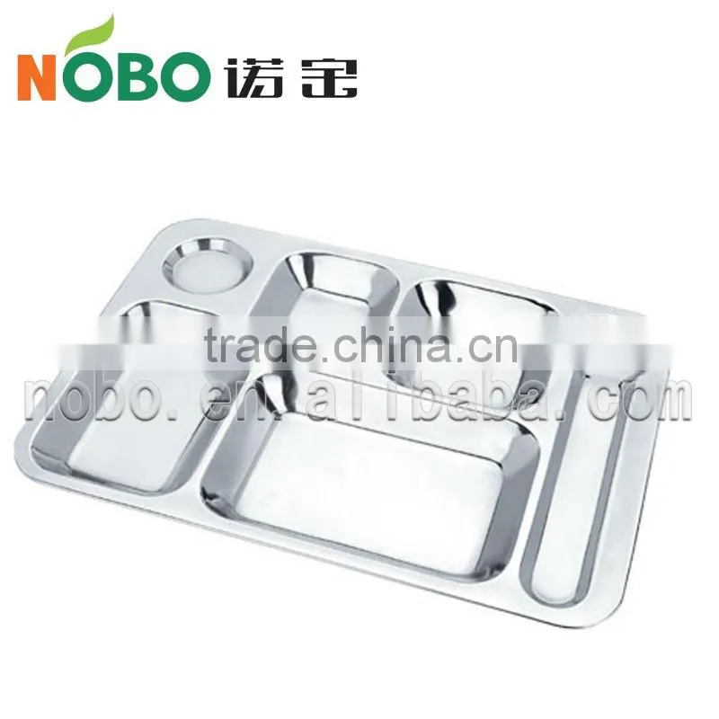 stainless steel lunch tray