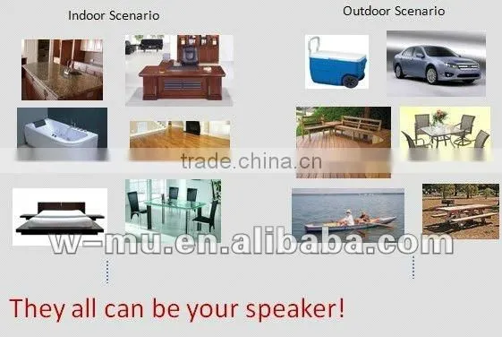 Super Power S7 model, New Gift Vibration Speaker, Micro-SD card Vibrating Speaker