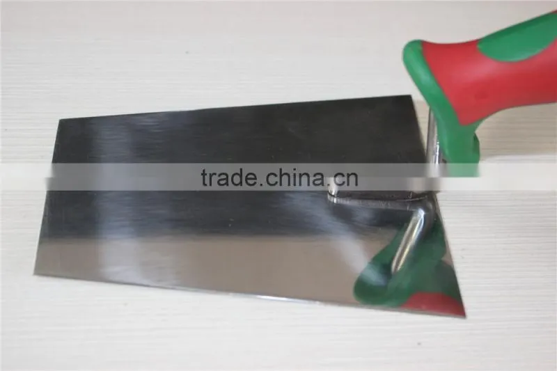 Bricklaying trowel / stainless steel square blade / building construction tools