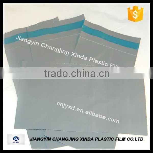 grey recycle plastic courier bags