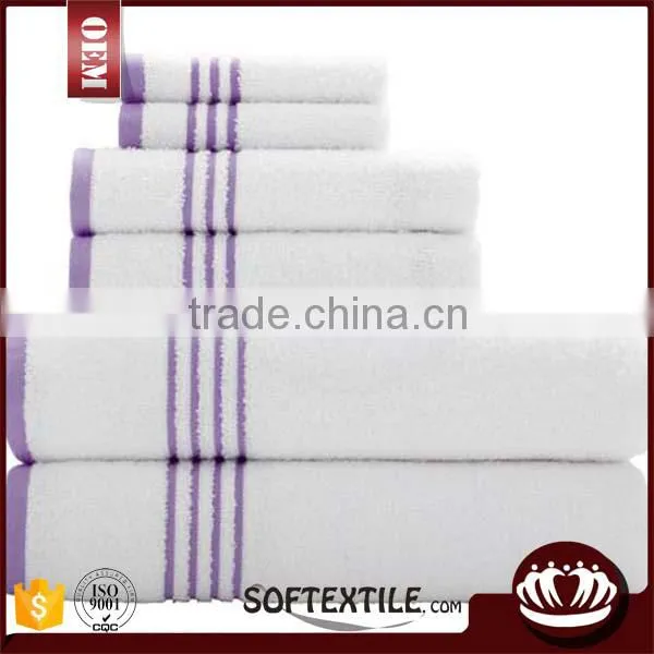 6 Piece bath towel set