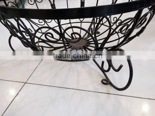 wrought iron flower pot stands