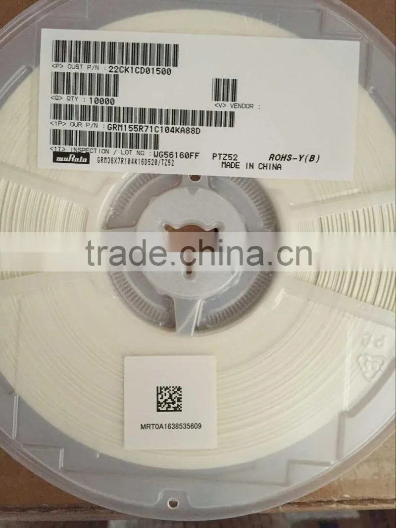 SMD Ceramic Multilayer Capacitor MLCC , high voltage disc ceramic capacitor 5kv
