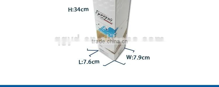 custom single clear wine glass packing box