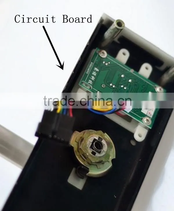 High Security Automatic 5 Latches Zinc Alloy Hotel Safe Door Lock System With 20 Cards