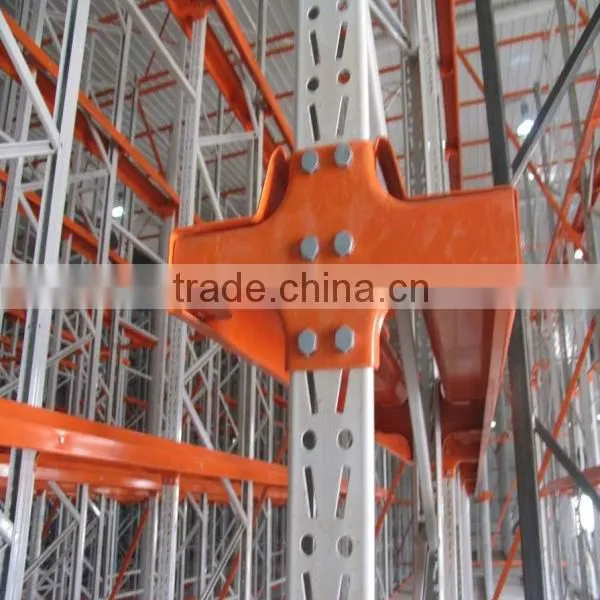 Adjustable industrial shelving racks - last-in-first-out rule drive-in racking