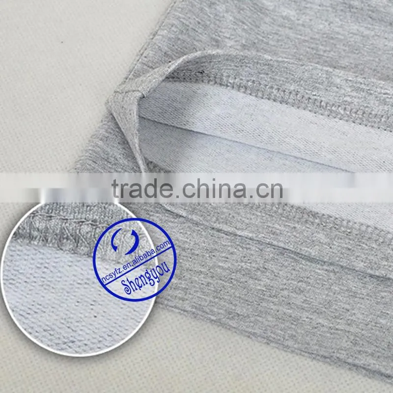 Wholesale custom made cotton blank grey women yoga jogger pants