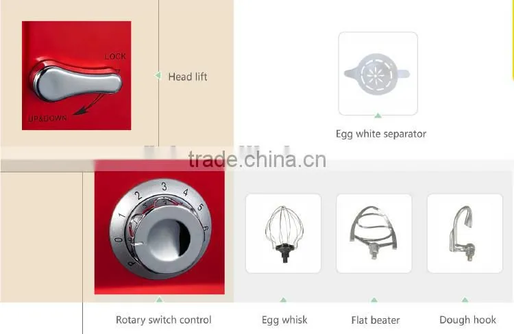 2015 new product stand food mixer machine/planetary food mixer