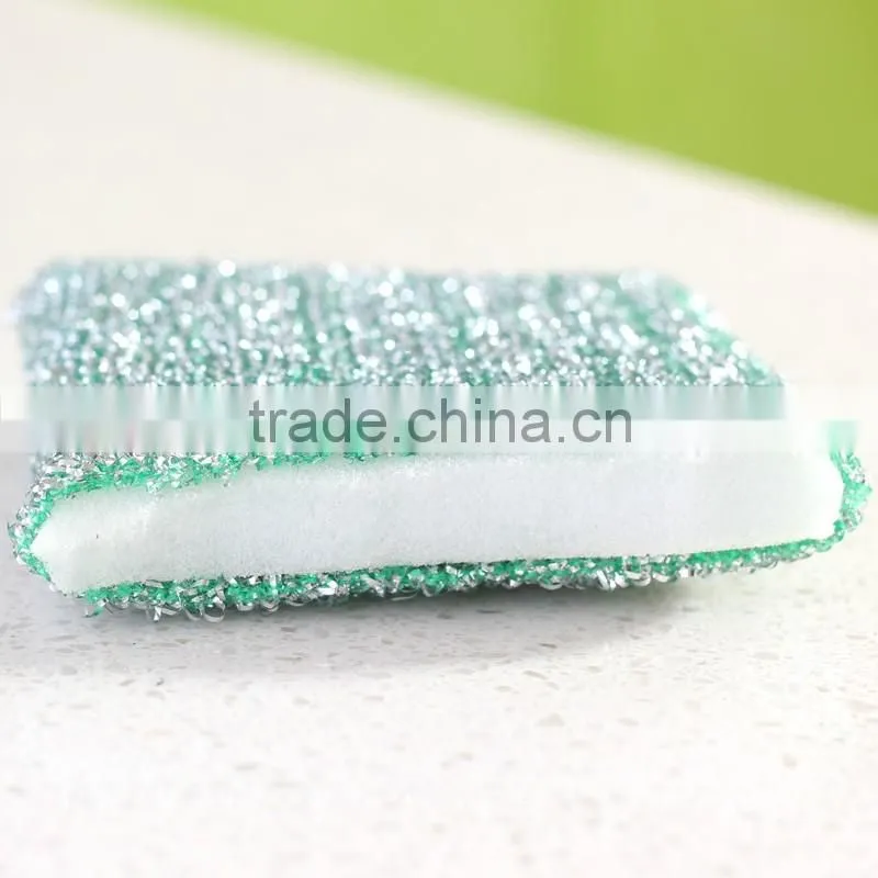 Plastic foam abrasive ktichen sponge