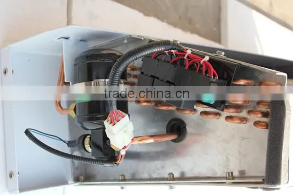 Front mounted 12 volt truck refrigeration system
