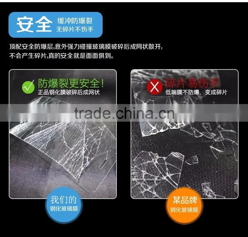 High Quality 9H Universal Clear Tempered Glass Screen Protector For Vivo Y27
