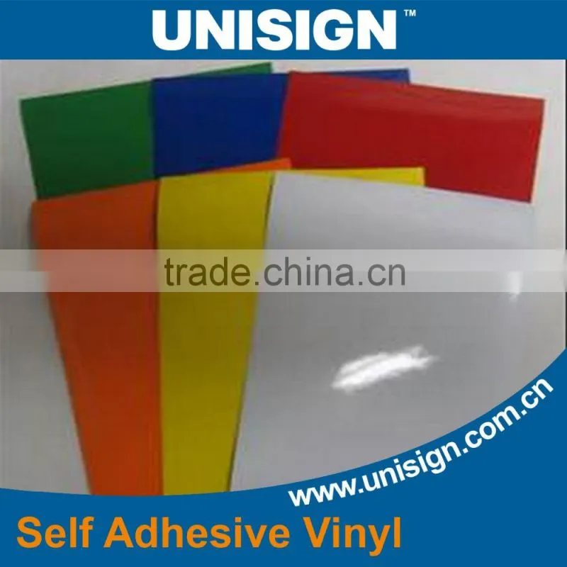 Unisign Self Adhesive Color Cutting glossy pvc color cutting vinyl for printing