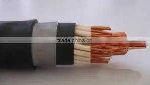 LSZH LSOH copper conductor PVC insulation copper braided shield PVC sheath control KVVP power cable