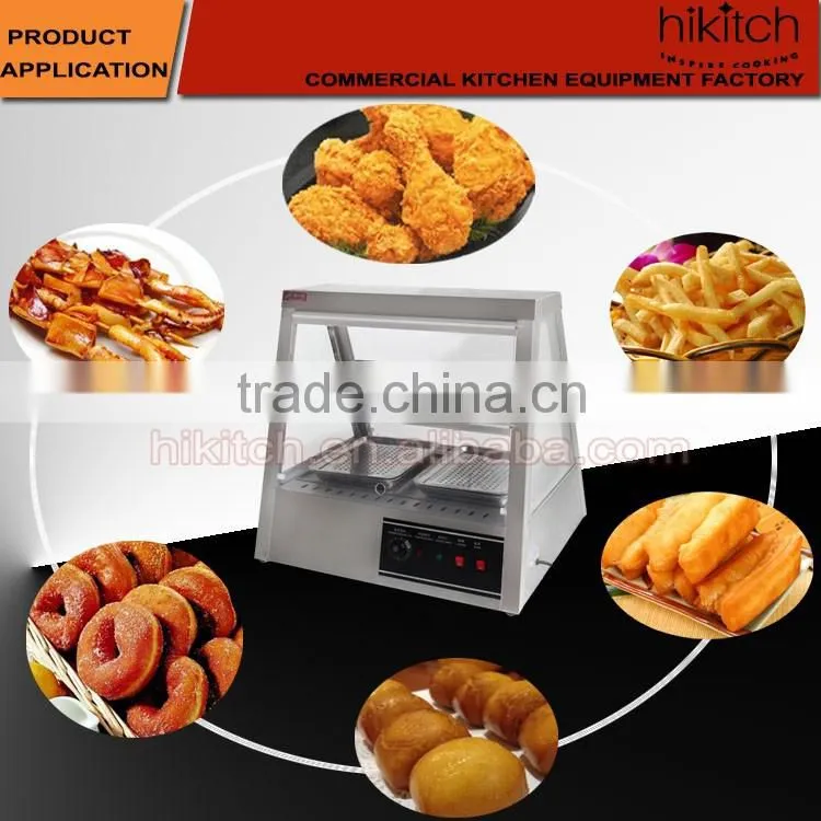 Hot selling electric kitchen machine food warming showcase