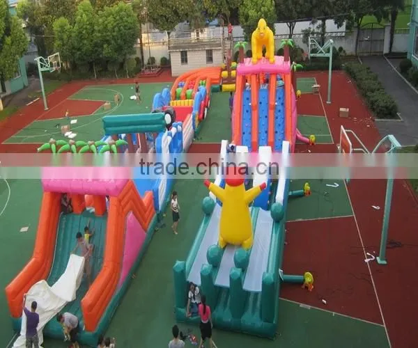 inflatable obstacle course,giant inflatable obstacle course
