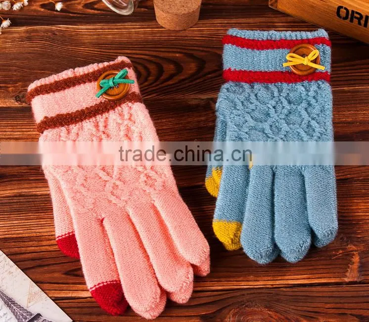 Best Sellers Cute Flower Touch Screen Gloves For Girls For Christmas 2015