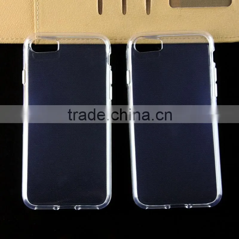 2016 Newest Cheap Price Clear Transparent Soft TPU Jelly Case For Iphone 7